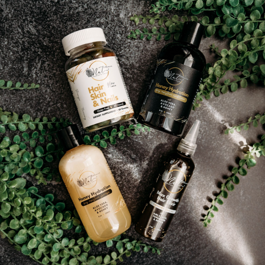 Growth+Moisture vegan hair growth set